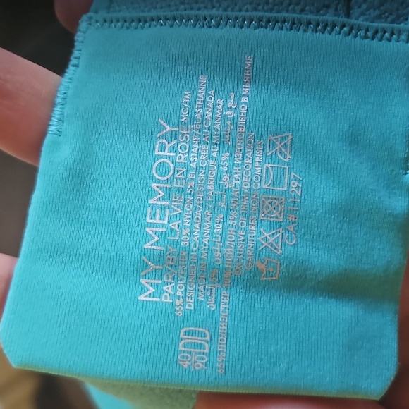 La Vie En Rose Turquoise Bra - Picture 3 of 3